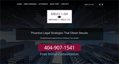 Desktop Screenshot of millslegal.net